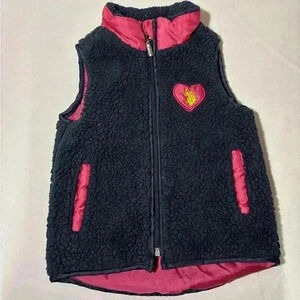 Girls size 24 months US Polo Assoc fleece vest, #F235